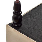 Radisson Home Velvet Luxe Bed Bench Ottoman