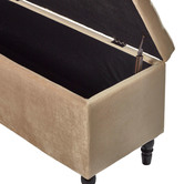 Radisson Home Velvet Luxe Bed Bench Ottoman