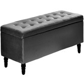 Radisson Home Velvet Luxe Bed Bench Ottoman