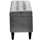 Radisson Home Velvet Luxe Bed Bench Ottoman