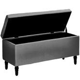 Radisson Home Velvet Luxe Bed Bench Ottoman