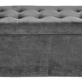 Radisson Home Velvet Luxe Bed Bench Ottoman