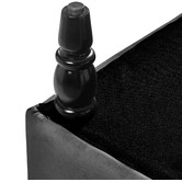Radisson Home Velvet Luxe Bed Bench Ottoman