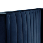 Radisson Home Monaco Winged Velvet Bedhead