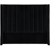 Radisson Home Monaco Winged Velvet Bedhead