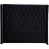 Radisson Home Stamford Winged Chesterfield Velvet King Bedhead