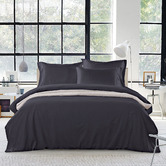 Radisson Home Charcoal Rosetta 1200TC Egyptian Cotton Quilt Cover Set