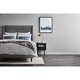 Radisson Home Stamford Winged Chesterfield Velvet Queen Bedhead