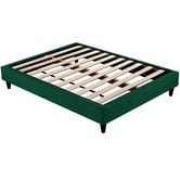 Radisson Home Luxe Velvet Upholstered Bed Base