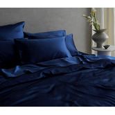 Radisson Home Navy Blue Hypnos Mulberry Silk Quilt Cover Set