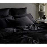 Radisson Home Black Hypnos Mulberry Silk Quilt Cover Set