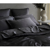 Radisson Home Dark Grey Hypnos Mulberry Silk Quilt Cover Set