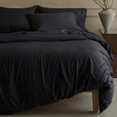 Radisson Home Charcoal Aetius Organic Bamboo Quilt Cover Set