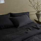 Radisson Home Charcoal Aetius Organic Bamboo Quilt Cover Set