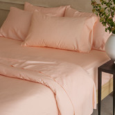 Radisson Home Pink Aetius Organic Bamboo Quilt Cover Set