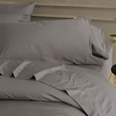 Radisson Home Taupe Aetius Organic Bamboo Quilt Cover Set