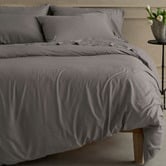 Radisson Home Taupe Aetius Organic Bamboo Quilt Cover Set