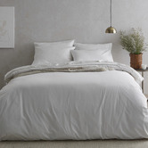Radisson Home White Organic Cotton Quilt Cover Set