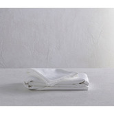 Radisson Home White Striped Organic Cotton Quilt Cover Set