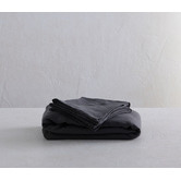 Radisson Home Charcoal Triemes French Flax Linen Quilt Cover Set