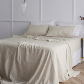 Radisson Home Triemes French Flax Linen Sheet Set