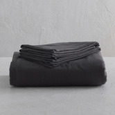 Radisson Home Charcoal Glauci Organic Cotton Flannelette Quilt Cover Set
