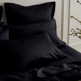 Radisson Home Luxurious Black Rosetta 1200TC Egyptian Cotton Quilt Cover Set