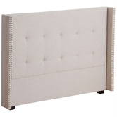 Radisson Home Belmond Linen-Blend Winged Bedhead