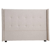 Radisson Home Belmond Linen-Blend Winged Bedhead