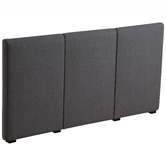 Radisson Home Charcoal Tully Linen-Blend Oversized Bedhead