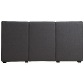 Radisson Home Charcoal Tully Linen-Blend Oversized Bedhead