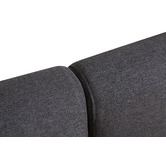 Radisson Home Charcoal Tully Linen-Blend Oversized Bedhead