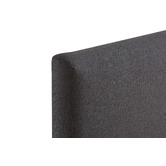 Radisson Home Charcoal Tully Linen-Blend Oversized Bedhead