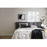 Radisson Home Charcoal Tully Linen-Blend Oversized Bedhead
