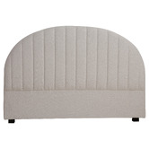 Radisson Home Channel Arch Linen-Blend Bedhead