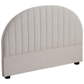 Radisson Home Channel Arch Linen-Blend Bedhead