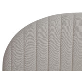 Radisson Home Channel Arch Linen-Blend Bedhead