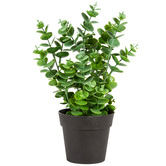 High St. 27cm Potted Faux Eucalyptus Plant