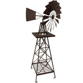High St. Rust Metal Windmill Ornament