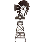 High St. Rust Metal Windmill Ornament