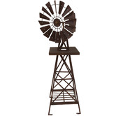 High St. Rust Metal Windmill Ornament