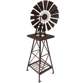 High St. Rust Metal Windmill Ornament