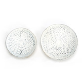 High St. 2 Piece Metal Punched Hamptons Decorative Bowls Set