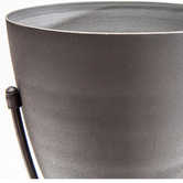 High St. 2 Piece Matte Grey Stilted Planter with Stand Set