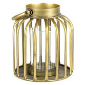 High ST. Bold Contemporary Table Lantern with Handle &amp; Glass