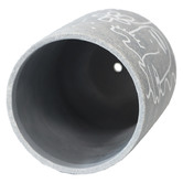 High St. 24cm Contemporary Line-Face Cement Plant Pot