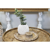 High St. 4 Piece Mandala Mango Wood Coaster Set