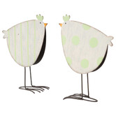 High St. 2 Piece Trendy Chooks Statue Set