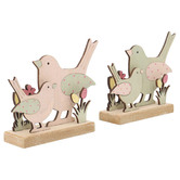 High St. 2 Piece Glam Bird Family Statue Set