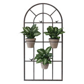 High St. French Window Iron Wall Planter